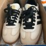 Cream and black adidas samba size 4.5 in box Image 2