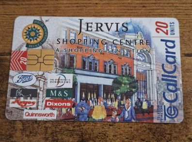 Ireland CallCard "Jervis Shopping Centre", used, 10/1996, 20 Units - free standard postage