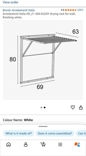 Wall-Mounted Clothes Drying Rack