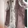 Heaven Brand Brown and White fur Gilet Image 5