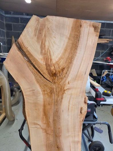 Live Edge Ash Slabs Kiln Dried Hardwood
