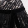 Karen Millen Black Beige Floral Sheer Tulle Mini Skirt 12UK/40EU Image 3