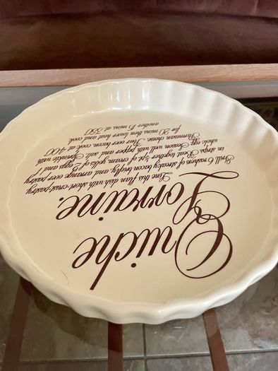 Vintage T.G. GREEN CHURCH GRESLEY England Quiche Lorraine Pie Oven Dish