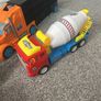 Hot wheels car trucks bundle cement trucks and Unicorn Xylophone Image 4