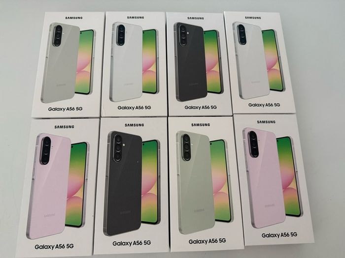 Samsung A56,5G/128GB 8RAM/256GB Brand New Sealed 1 year Samsung Warranty Free Screen Protector and Phone Cover RECEIPT