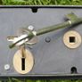 Large Door Rim Lock With A Working Keys Image 5