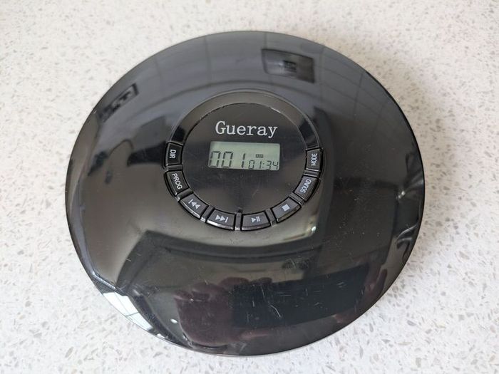 Gueray Portable Cd Player Zl1901 - No Batteries Needed! Black