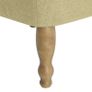 French Chairs 2 pcs Green Fabric Image 7