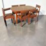 Mid Century Table and 6 Chairs - Extending. Image 4