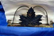 Vintage brass napkin holder