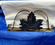 Vintage brass napkin holder