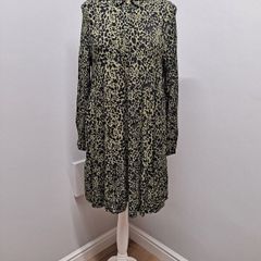 Superdry Edit green & black dress size UK 14, more 12/14