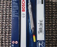 Bosh glow plugs GLP224 duraterm x4