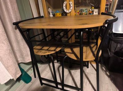 2 seater table & chairs