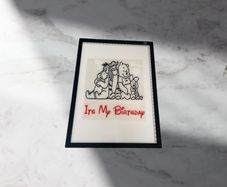 Winnie the Pooh personalised  iron on decal