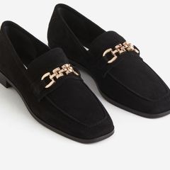H&M Premium Selection Suede Loafers (Size 5)