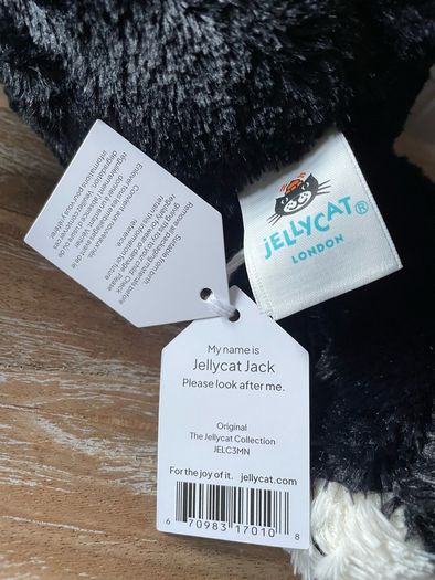 Jellycat Jack plush toy new