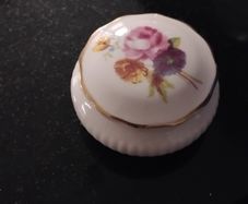 Little pale pink Royal Adderley bone china trinket dish