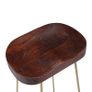 Gavin Bar Stools 2 pcs Solid Mango Wood Image 6