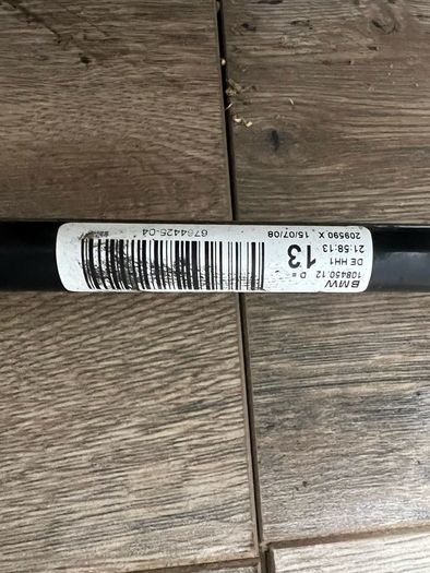 BMW 3 series e90 e91 e92 e93 stabilizer bar rear 6764425