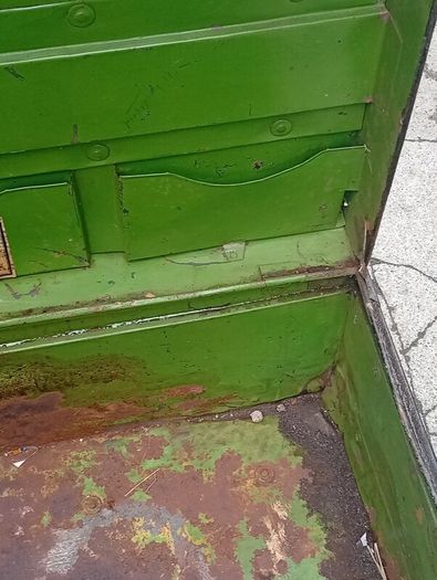 Antique Steel Trunk