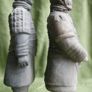 Vintage Terracotta Army Chinese Warrior Soldier Small Figurine Statue Figure Image 7