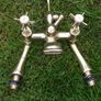 Vintage Gold Color Brass Bathroom Bath Tub Mixer Tap Hand Shower Image 6