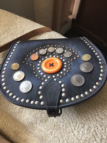 Ladies leather hand made bag