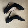 ALDO black rhinestone jewel sparkly  heels Image 9