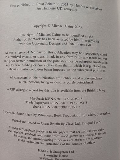Deadly Game by Michael Caine (Conspiracy Thriller Paperback 2023)