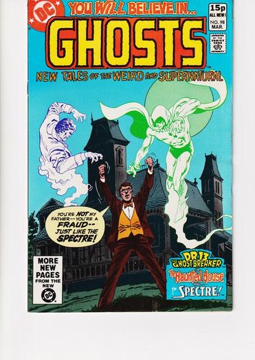 Ghosts #98 Haunted House & Spectre 1981 Dc Comic