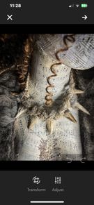 1 Made to Order Flidais Deer Antler Necklace Celtic Mythology