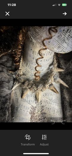 1 Made to Order Flidais Deer Antler Necklace Celtic Mythology