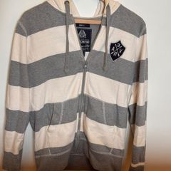 American Rag Striped Zip Hoodie - Small
