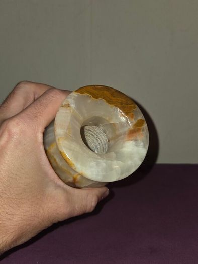 Vintage Marble/Onxy Vase