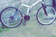 Fold away mountain bike