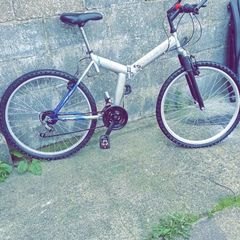 Fold away mountain bike