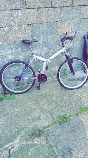 Fold away mountain bike
