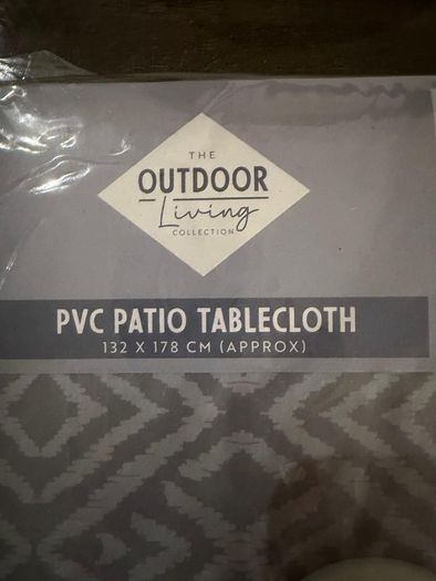 PVC Patio Tablecloth