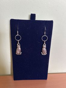 Cat earrings