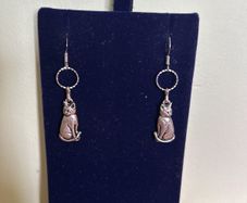 Cat earrings