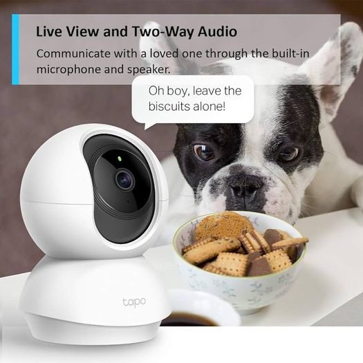 NEW SALE | Smart Security Camera, Baby Monitor, Indoor CCTV, 360 Degree Rotational Views,