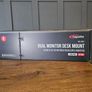 Brand-new premium Dual Vertical Monitor Desk Mount with Grommet 13" to 32" Image 10