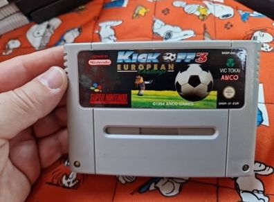 Kick Off 3 European Snes Super Nintendo Arcade Retro Games Original