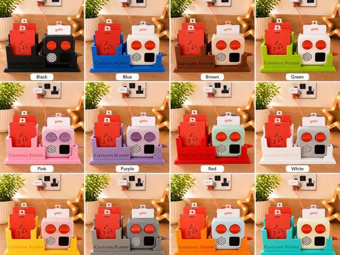 Yoto Mini 4th Gen Stand & Card Holder Organizer Dock Multiple Colors, FREE TRACKED SHIPPING