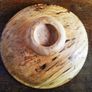 Large Spalted Beech footed Bowl. Hand turned. Image 2