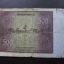 Germany. Reichsbanknote. 500 Mark (27.3.1922) Image 2
