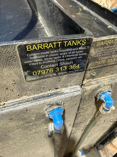 Camper water tanks