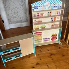 kids wooden Shop & cash register