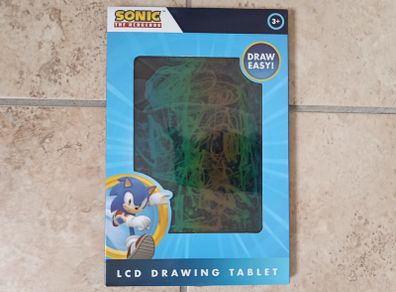 Sonic The Hedgehog LCD Drawing Writing Tablet Pad Digital Doodle Board SEGA New